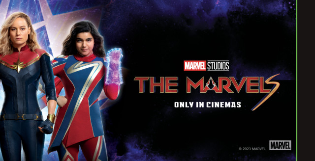 Banner image that combines the Marvels logo with the Duo logo