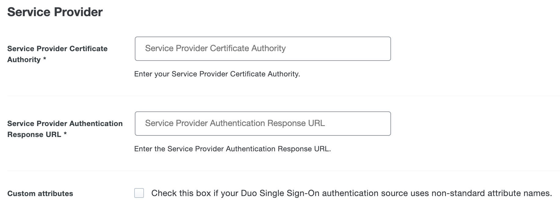 Duo CyberArk Workforce Identity Custom Attributes Checkbox